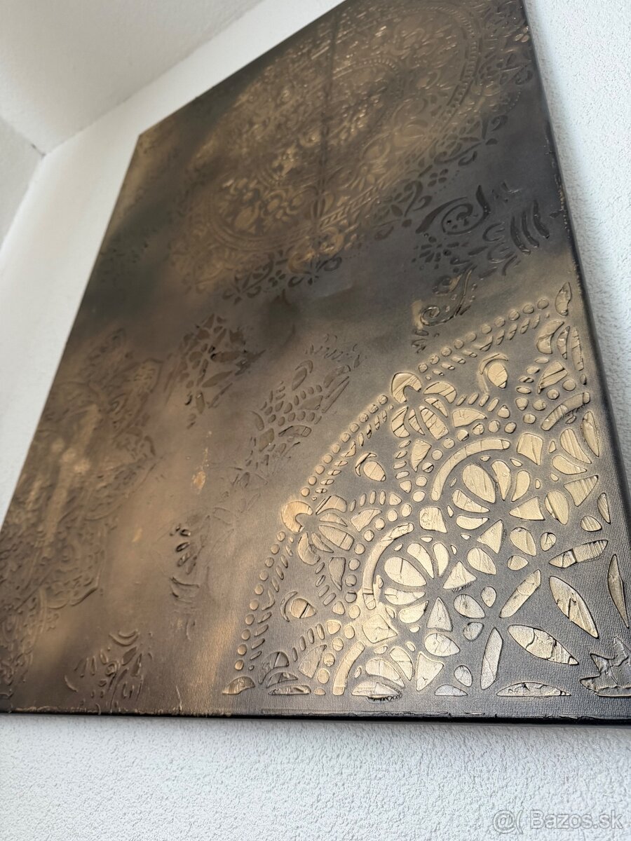 Predám originálny reliéfny obraz – mandala - 4