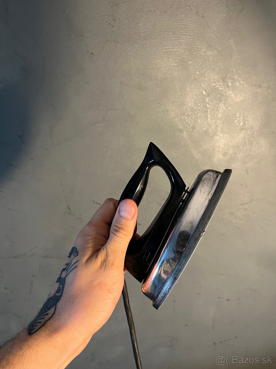 Starožitná žehlička retro I Czechoslovakia - 4