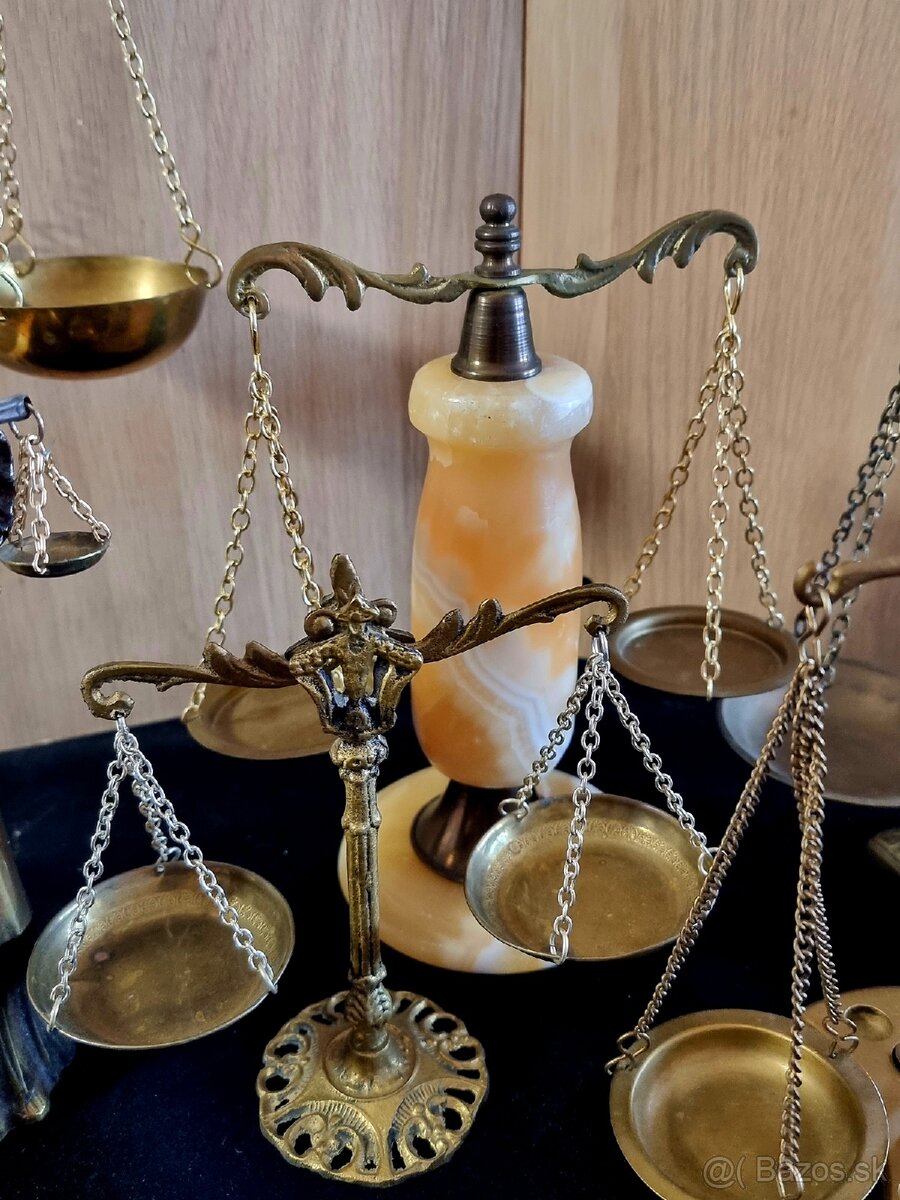 Predám mosadzné váhy - 4