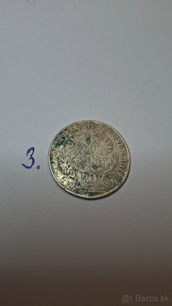 Grajciar,toliar, stara minca M.THERESIA - 4