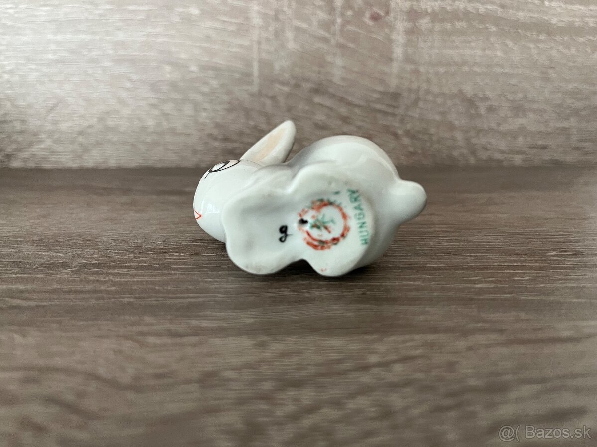 Porcelánova soška zajačik - 4