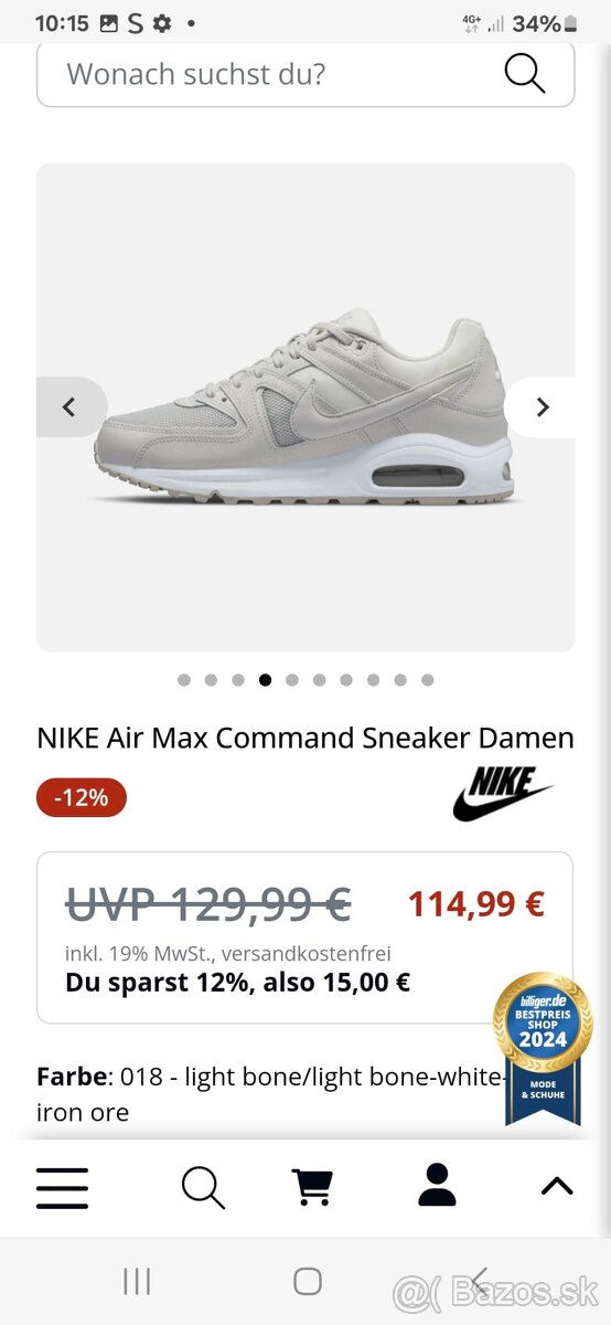 Nike AIR MAX command vel. 36,5 - 4
