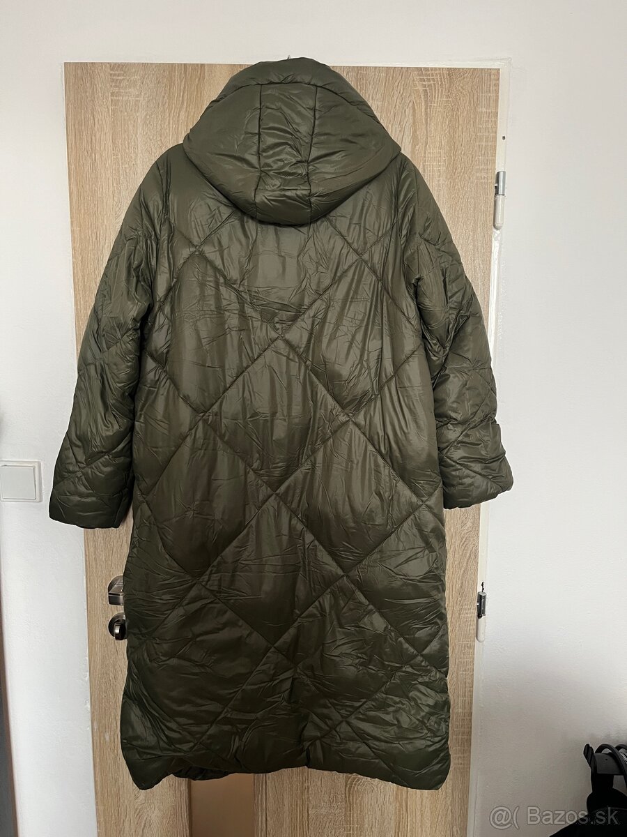 Zelená dlhá bunda - 4
