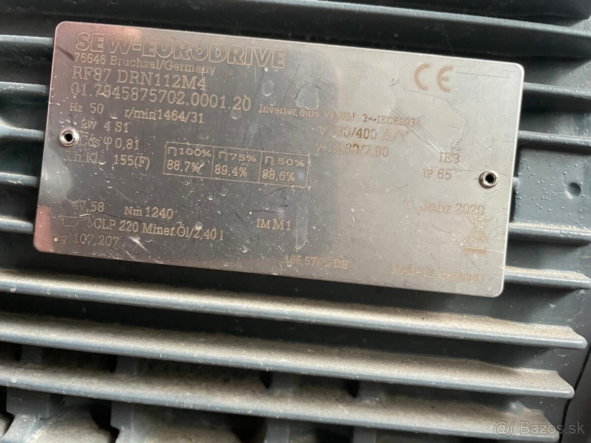 Elektromotor s prevodovkou - 4