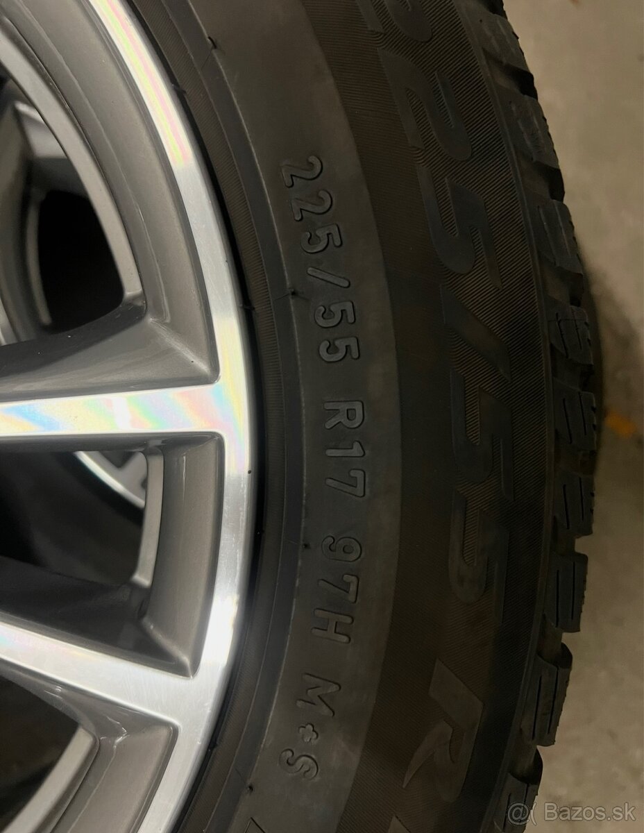 Zimné pneu Pirelli 225/55 r17+elektrony - 4