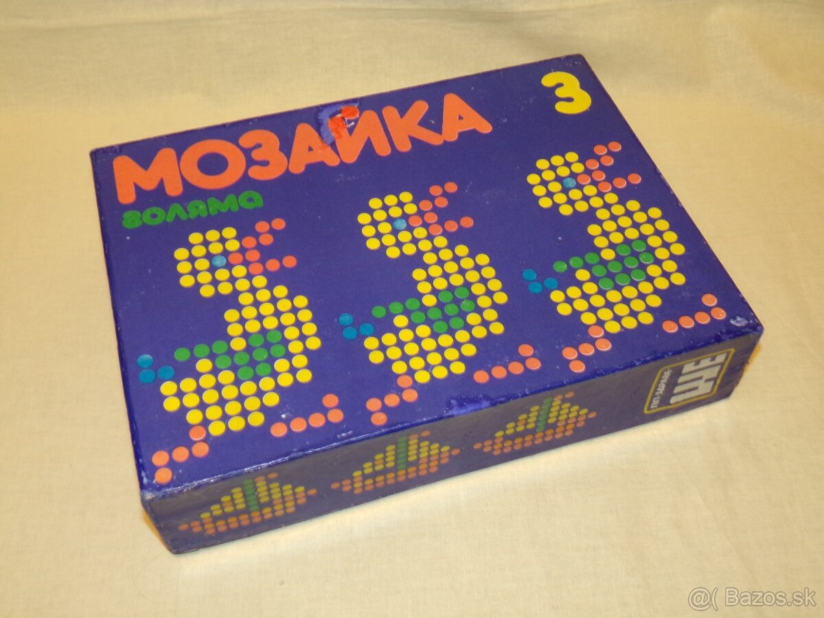 retro hra, hračka MOZAIKA - Bulharsko - 4