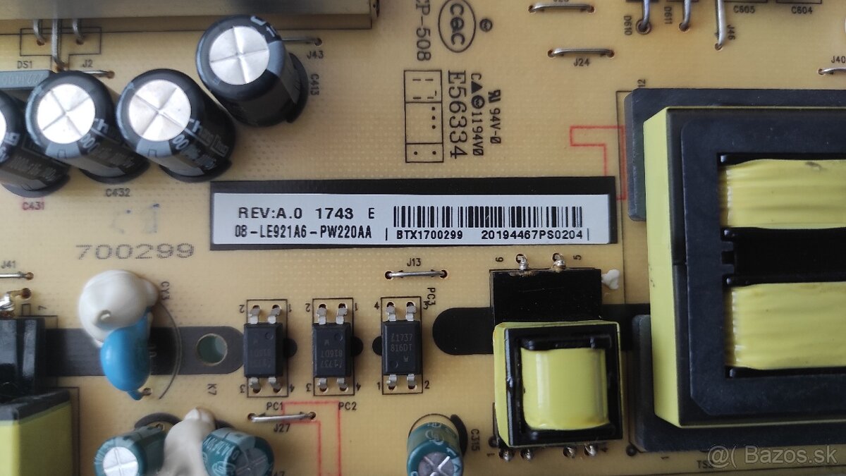 Thomson 55UC6406 napájacia časť - 4