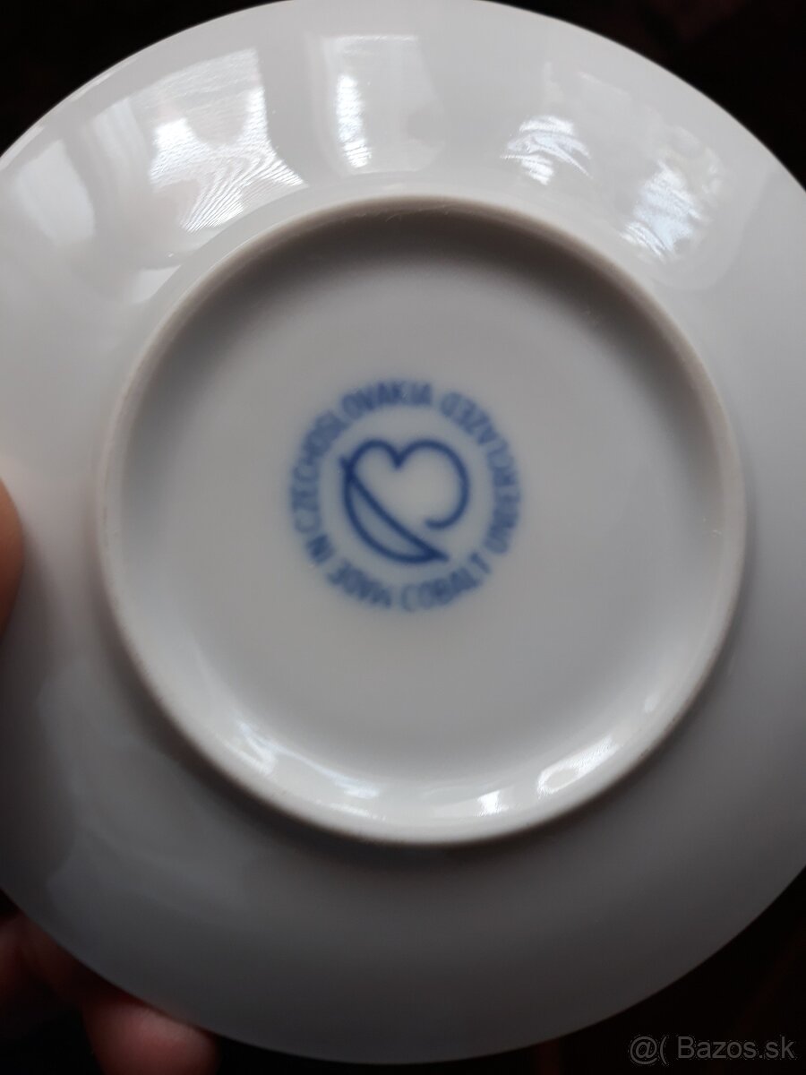 PORCELÁNOVÉ TANIERE COBAL 1 komplet SADA - 4