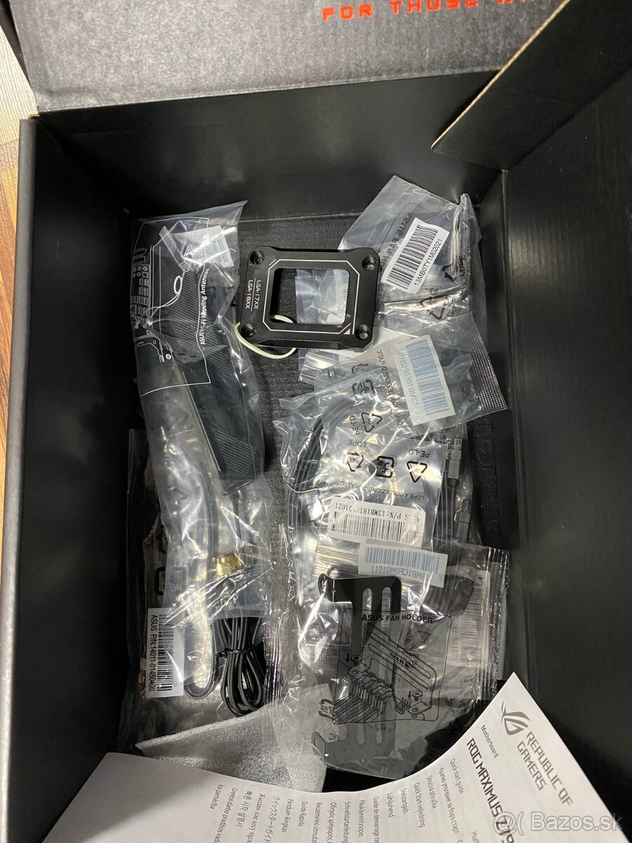 ASUS ROG Z790 HERO, CHLADIČ, AMD CPU R9 7900X3D - 4