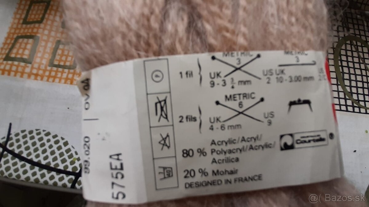 Kvalitná priadza s mohairom Barbara, dizajn z Francúzska - 4