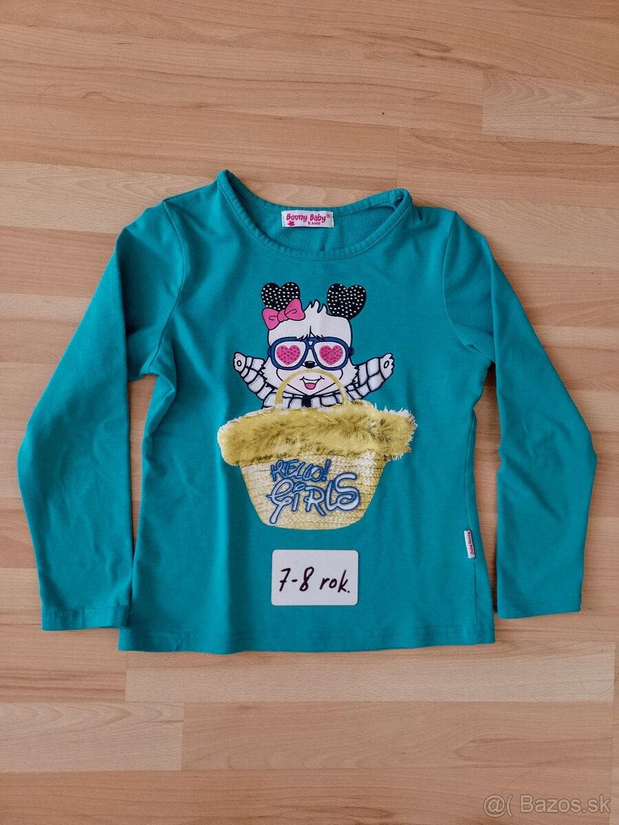 Mikiny a iné pre dievča v. 122-128 TOP stav - 4