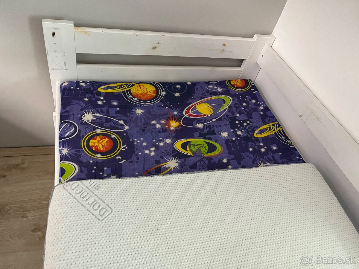 Detská posteľ z masívu - borovica (2 ks). - 4