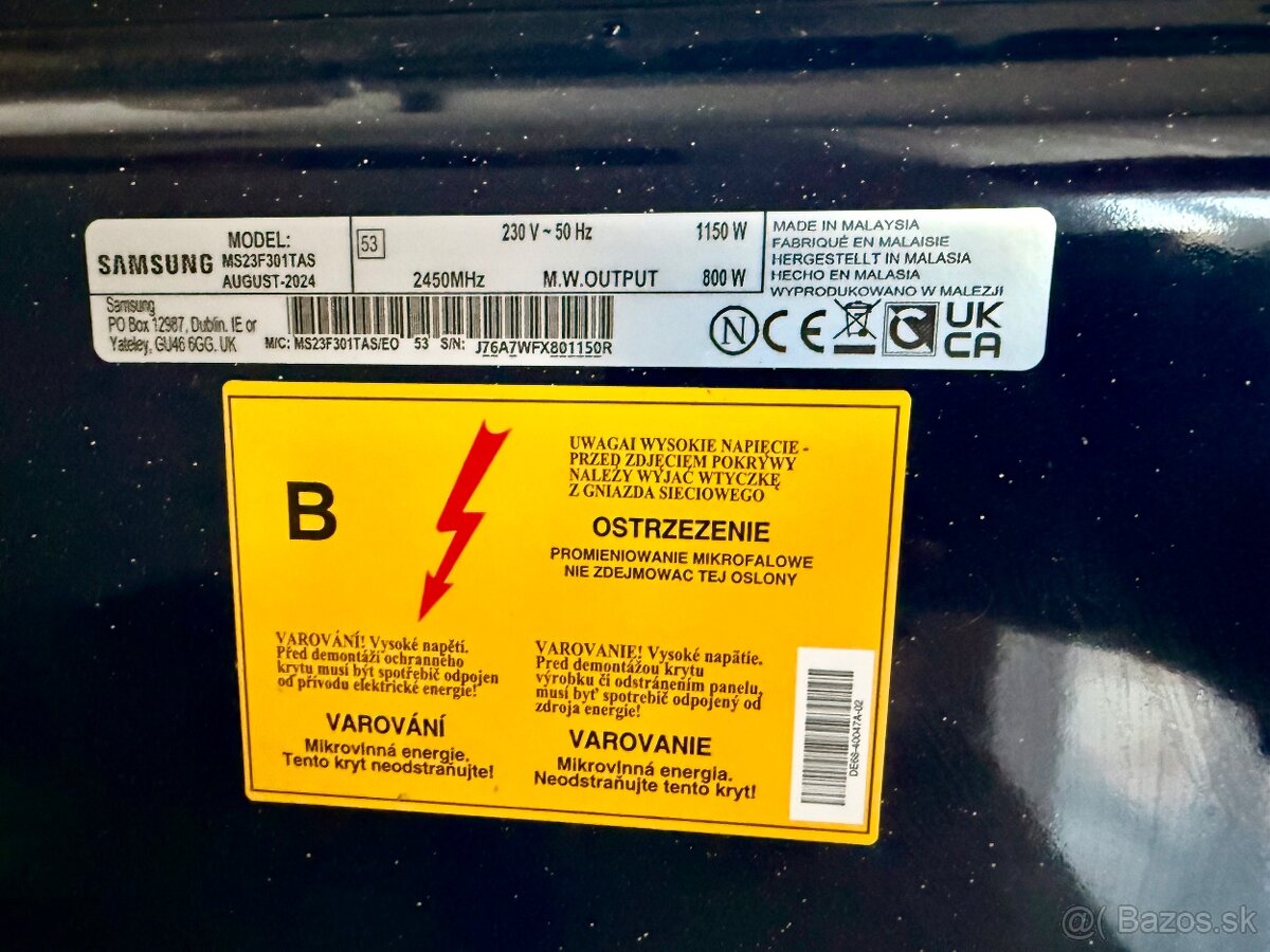 Špičková mikrovlnka v záruke Samsung - 4