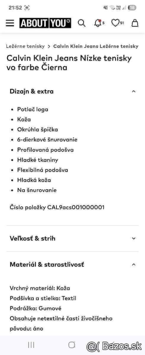 Tenisky Calvin Klein 37 - 4