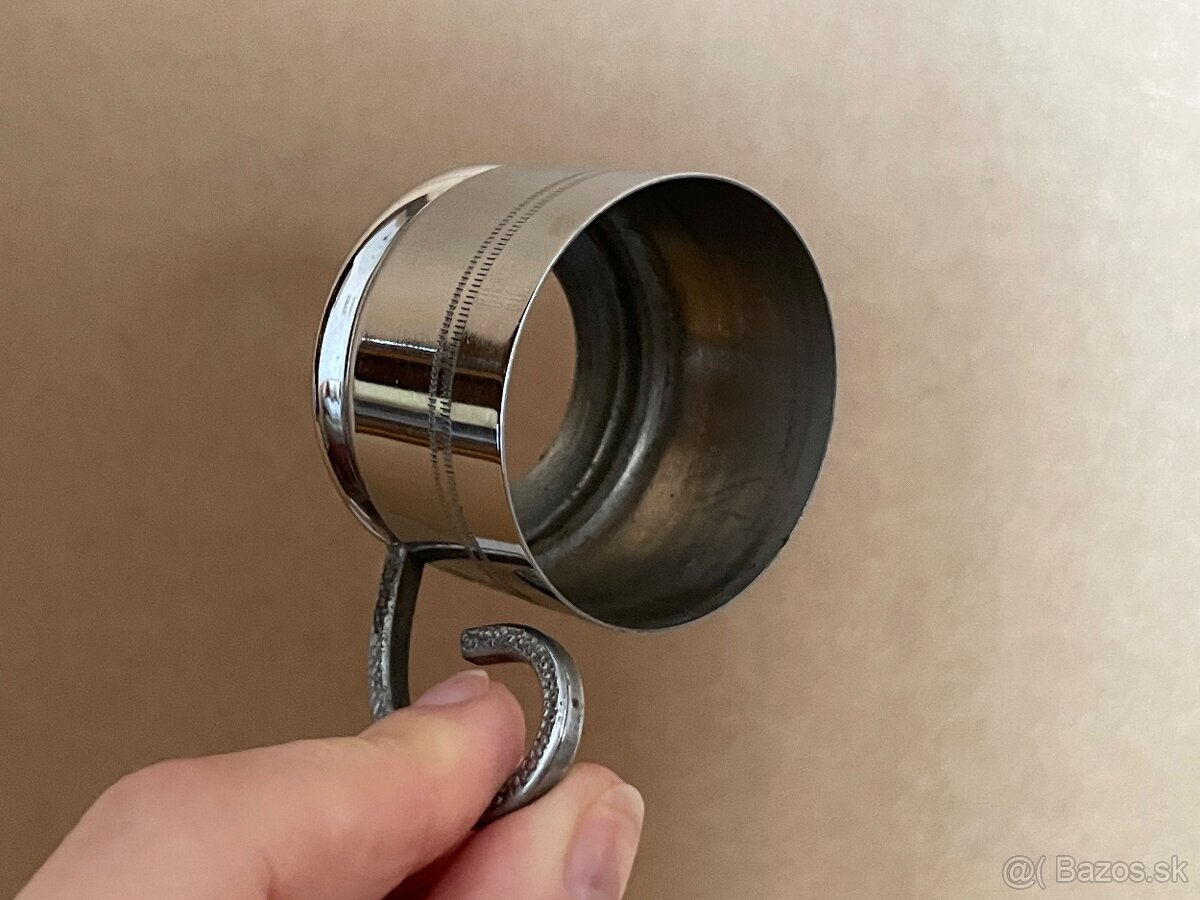 Starožitné poháriky na espresso 5ks - 4