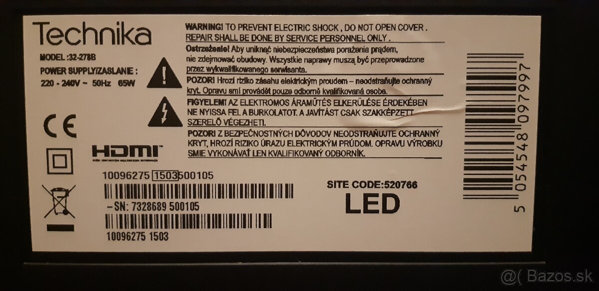 Technika 32-278B LED - 4