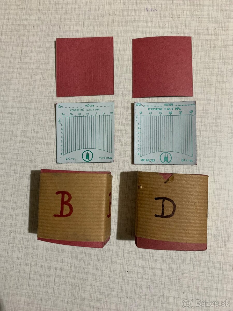 Kompresiometer BAZ nahradne stitky - 4