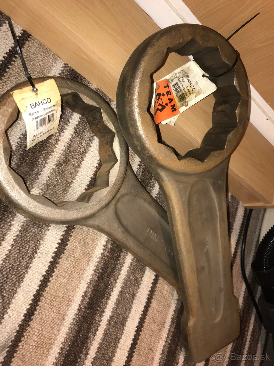 Bahco Uderove ockove kluce metricke 155mm & 140mm NOVE - 4