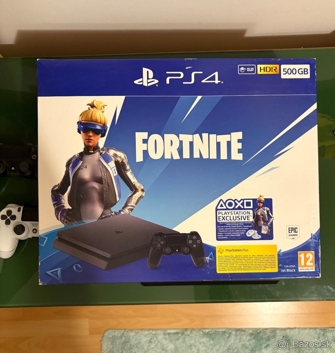 Playstatio Slim 500B - 3x oystick, 4 hry - 4