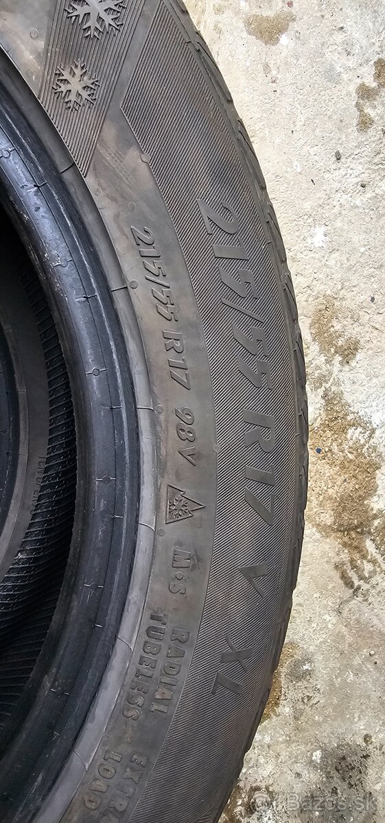 Predam zimné pneumatiky 215/55 R17 - 4