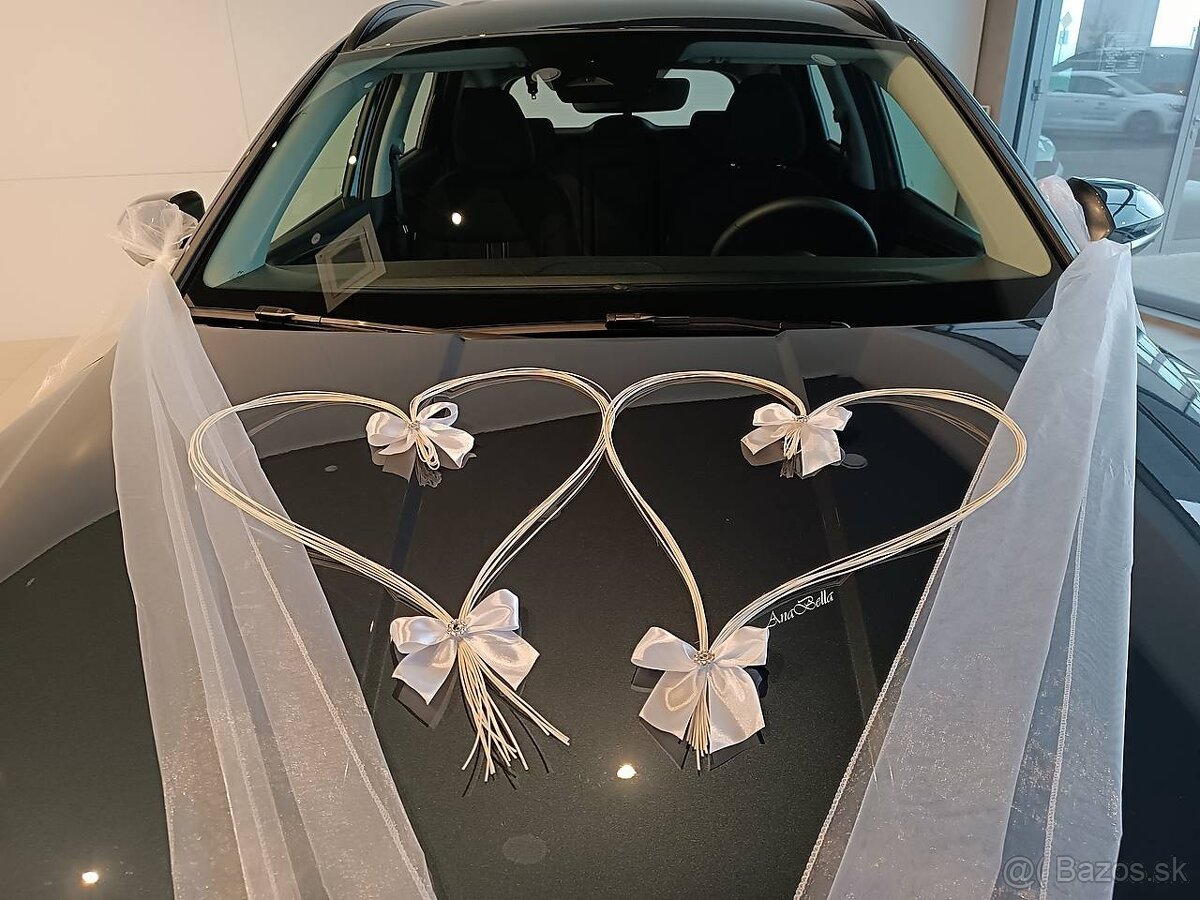 Svadobná výzdoba na auto - 4