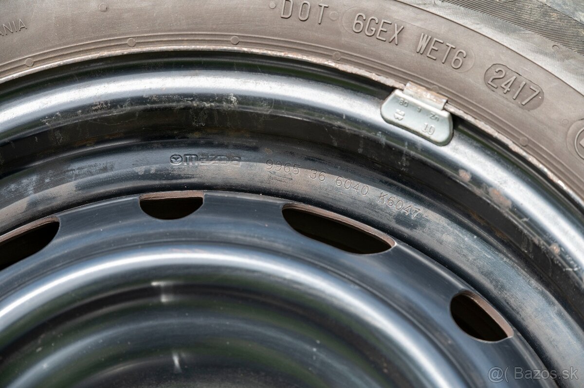 Predám plechové disky na Mazdu 2,r.v. 2008 - 4