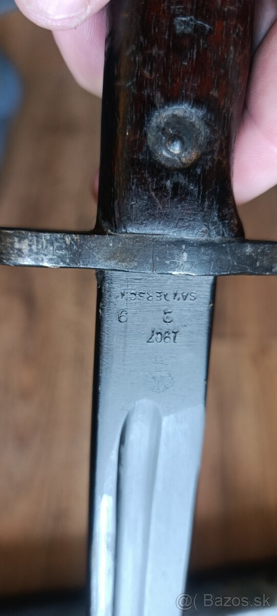 Starý britský bodák M1907 Sanderson - 4