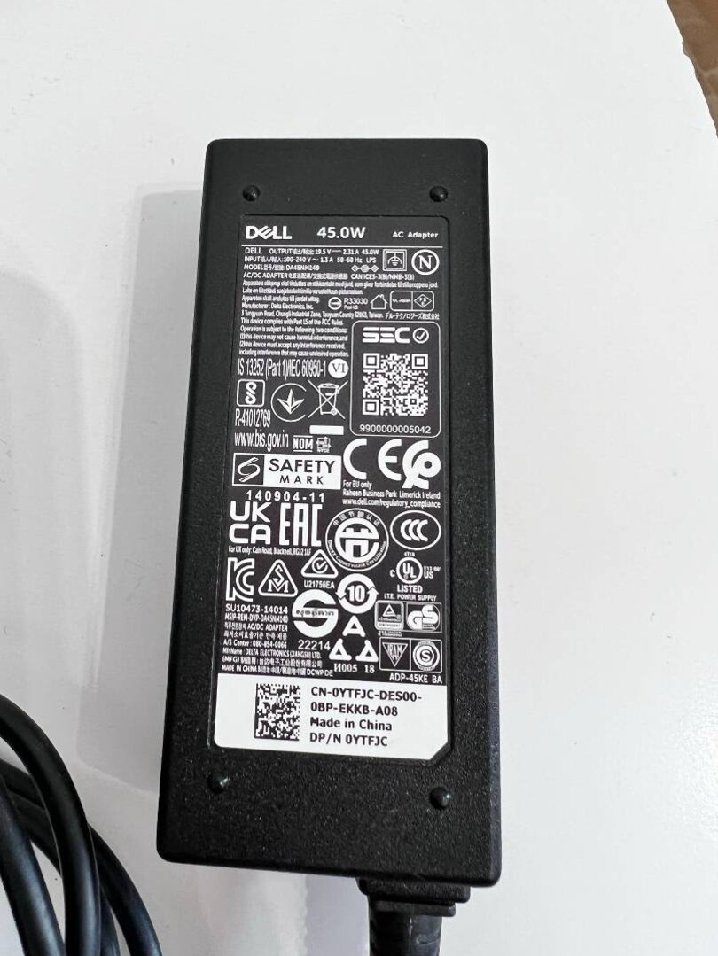Originálna nová nabíjačka na notebook DELL 19,5V 2,31A 45W. - 4