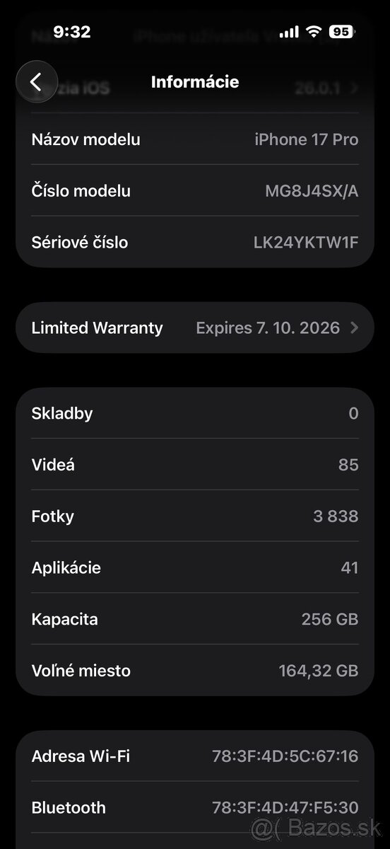 ❤️ NOVÝ - APPLE IPHONE 17 PRO - 256 GB - DEEP BLUE ❤️ - 4