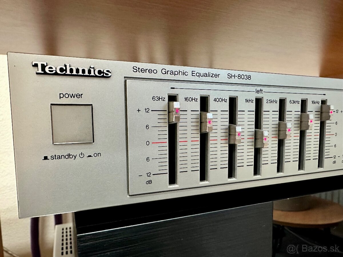 TECHNICS SH-8038 Silver - Stereo Graphic Equalizer (RARITA) - 4