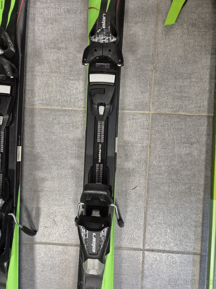 Lyže Elan 150 cm s palicami - 4