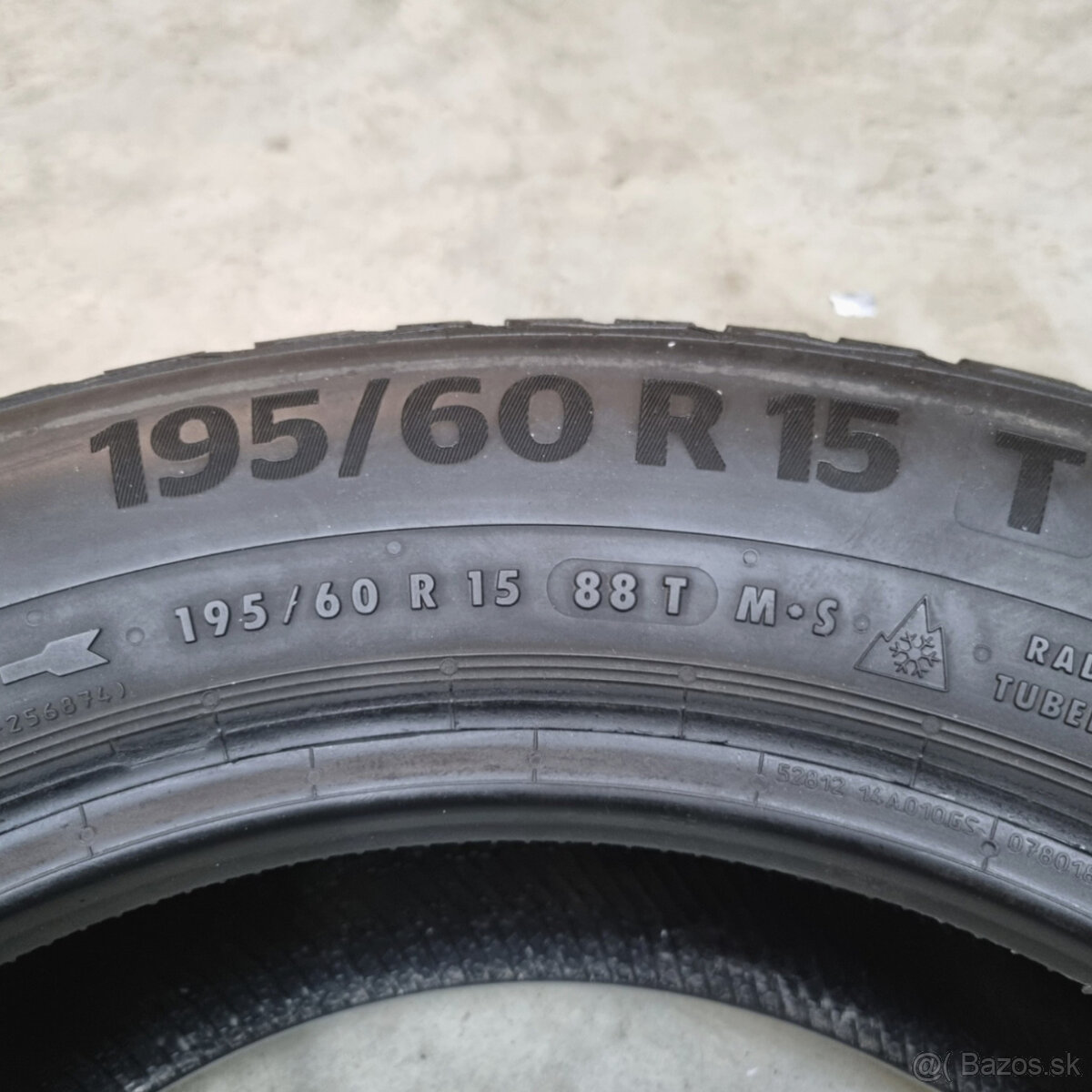 Zimné pneumatiky 195/60 R15 CONTINENTAL - 4