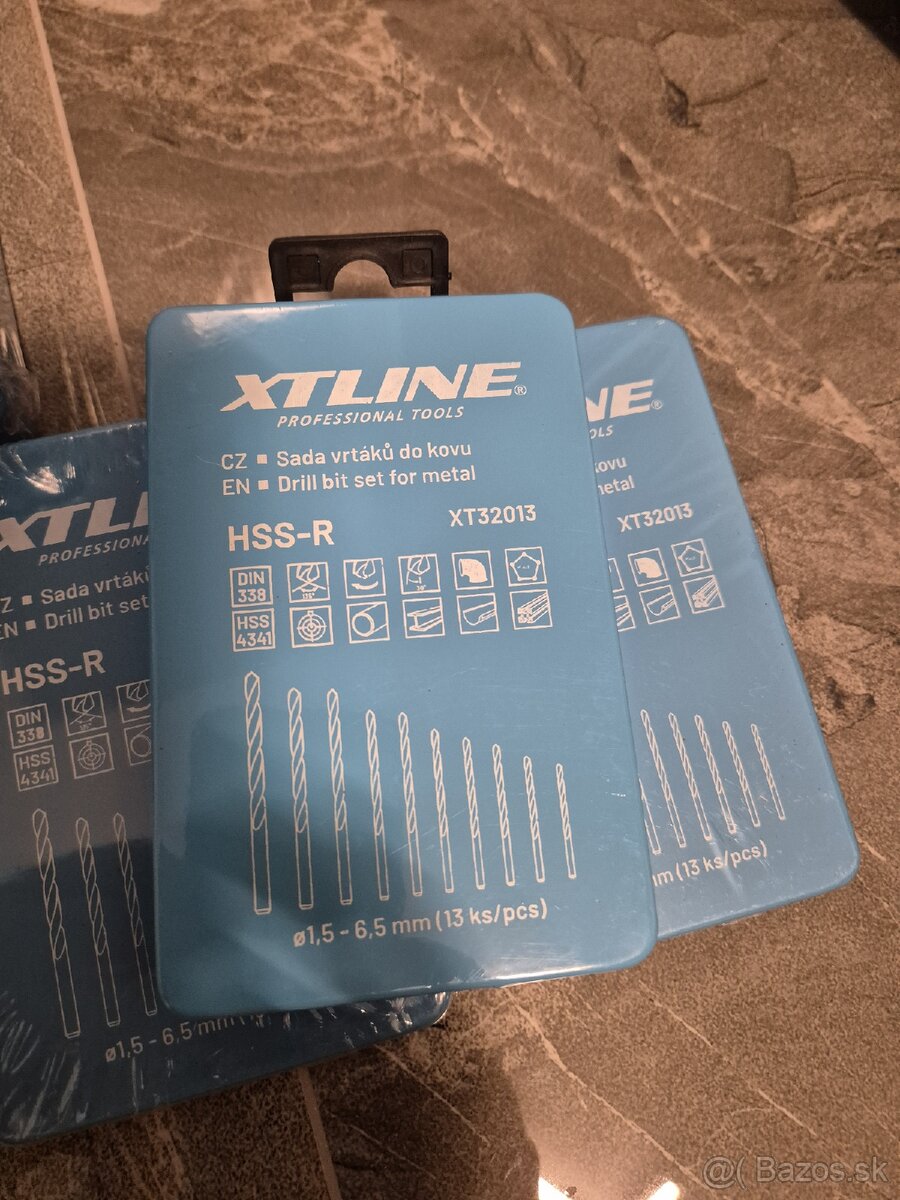 Sady vrtákov do kovu XT Line v plechovej krabičke - 4