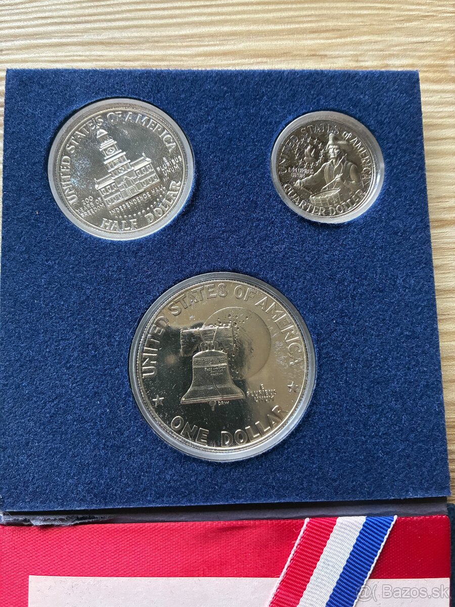 USA set 1776-1976 mince striebro - 4
