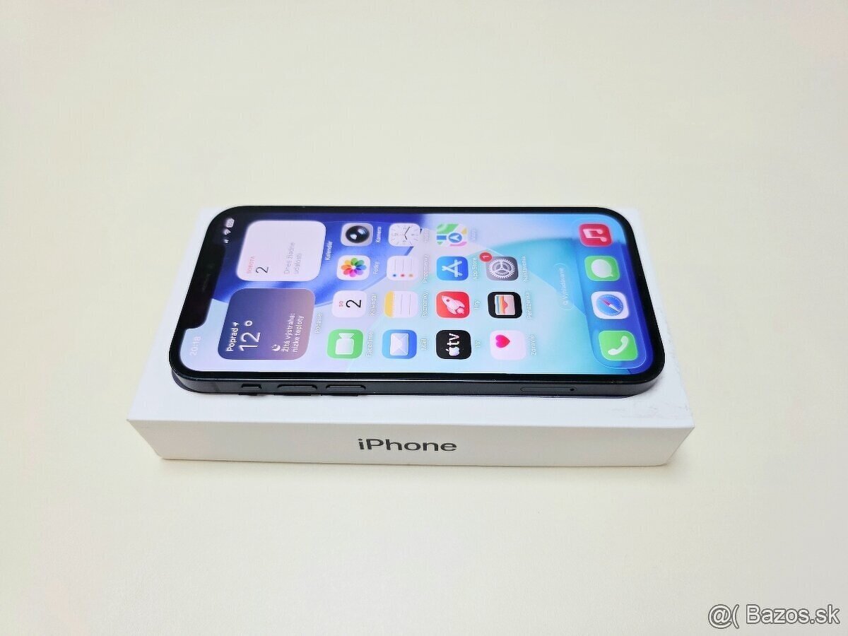 APPLE IPHONE 12 64GB BLACK,BATERKA 100% - 4