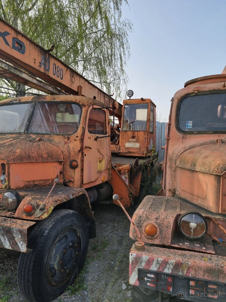 Praga V3S - Vetrieska - Autožeriav - 4