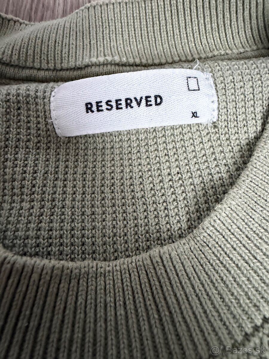 Zelený sveter pánsky Reserved XL - 4