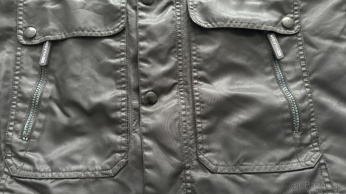 Pánska,kvalitná,prechodná bunda Tommy HILFIGER - L - 4