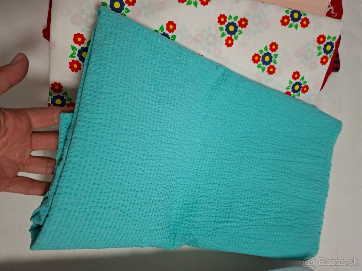 Kvalitné látky na šitie 12 ks - 4