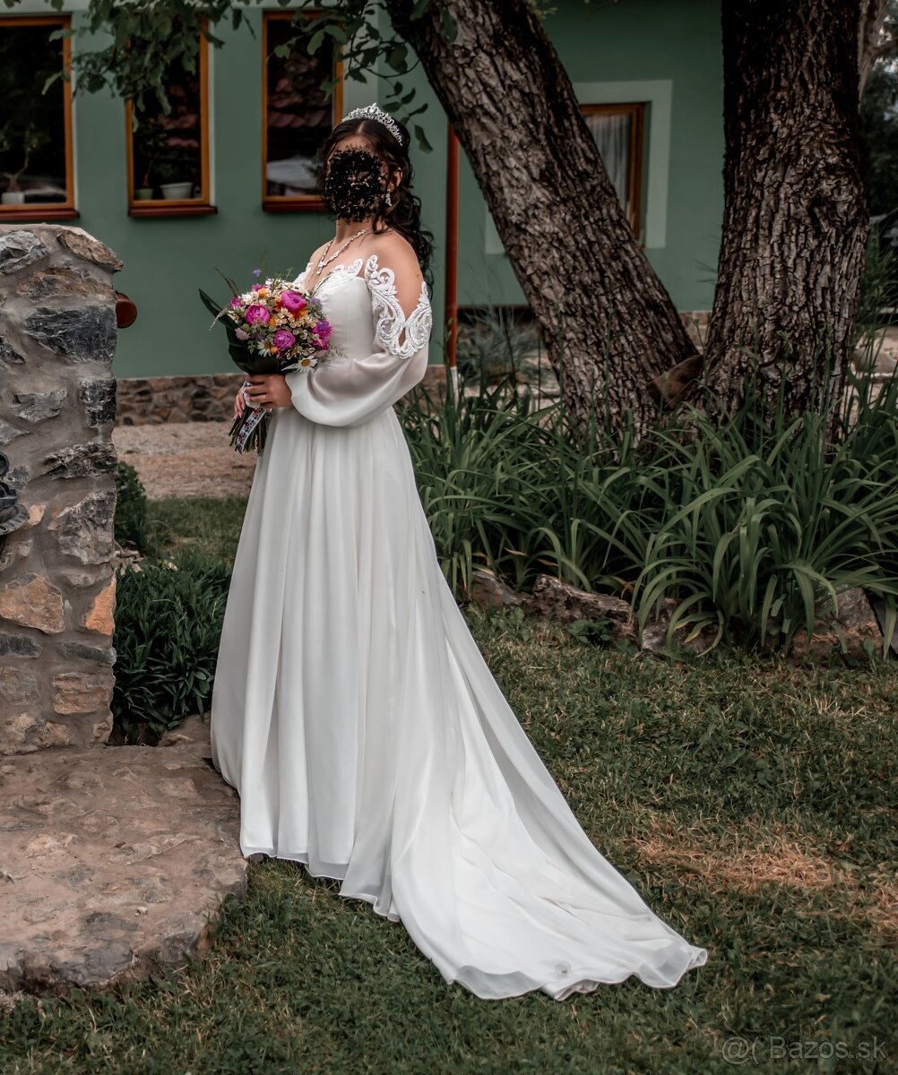 Svadobné šaty veľ.38 - 4