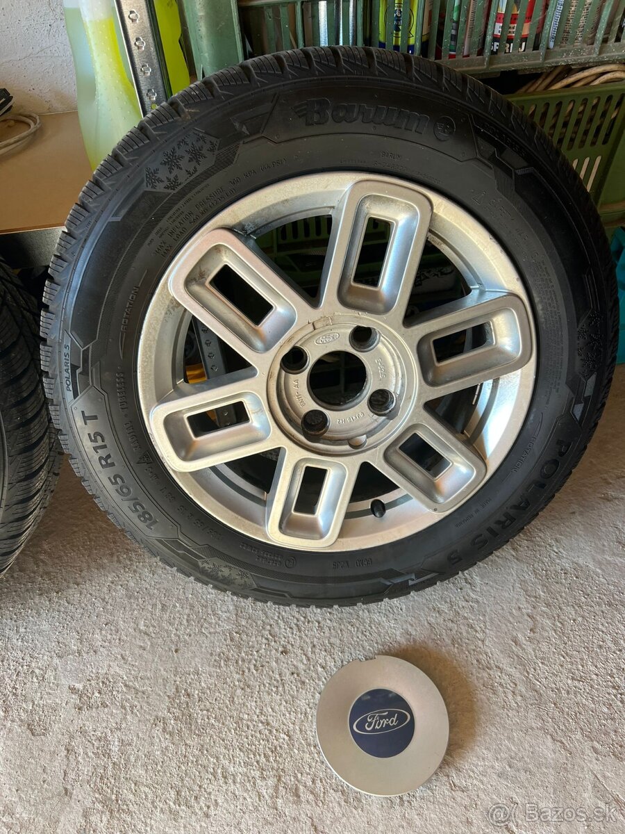 15" zimné pneu,185/65 R15 na alu diskoch - 4