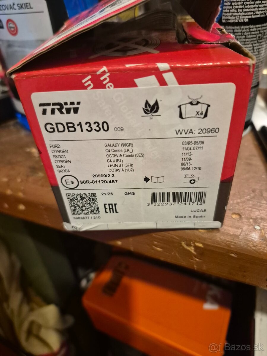 Zadné komplet brzdy Octavia 3 2017- - 4