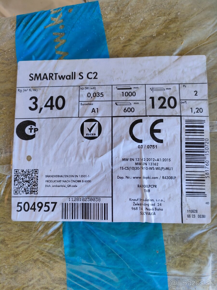 Predam súrne nevyuzity zvysok Knauf insulation - 4