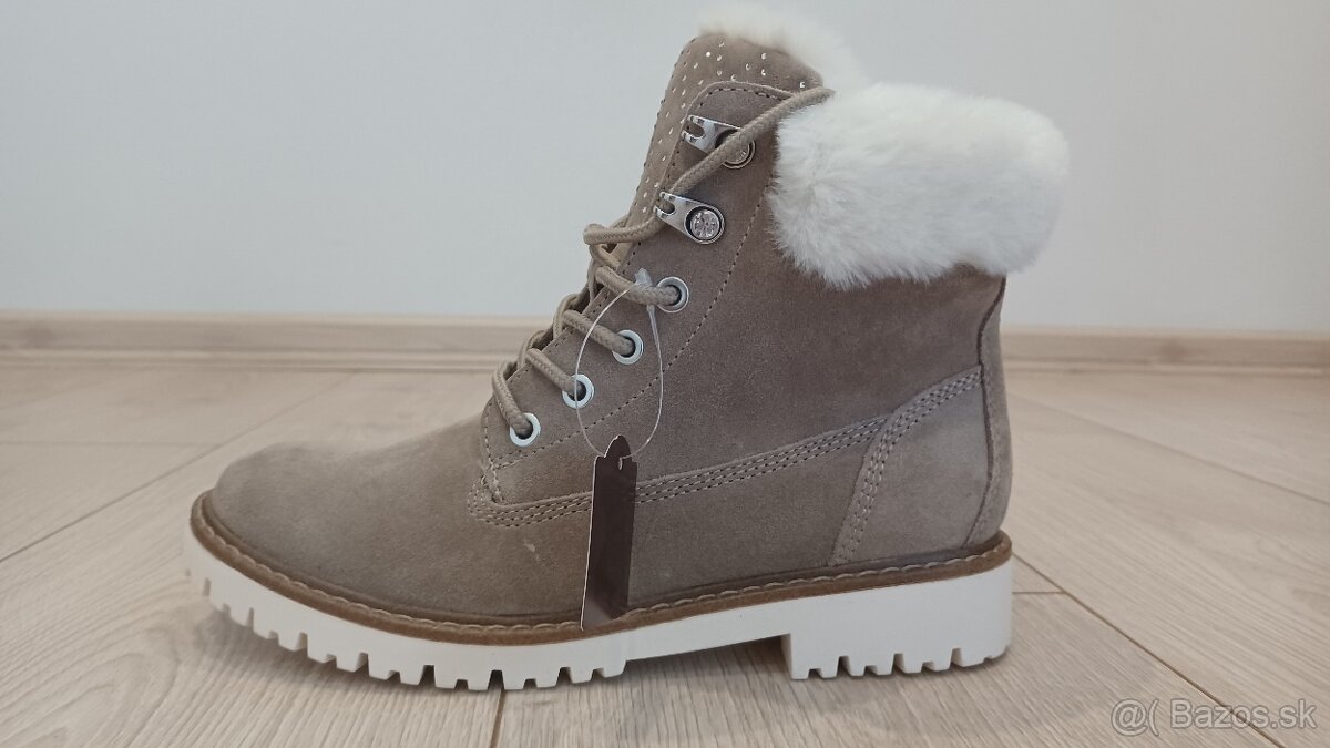 Koženné členkové čižmy - 4