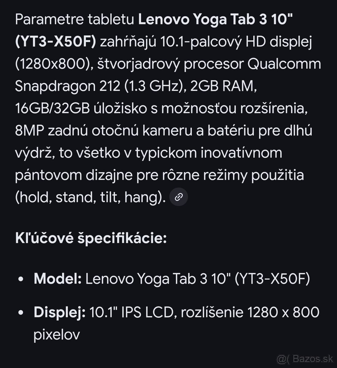 Yoga tab 3 Lenovo tablet - 4