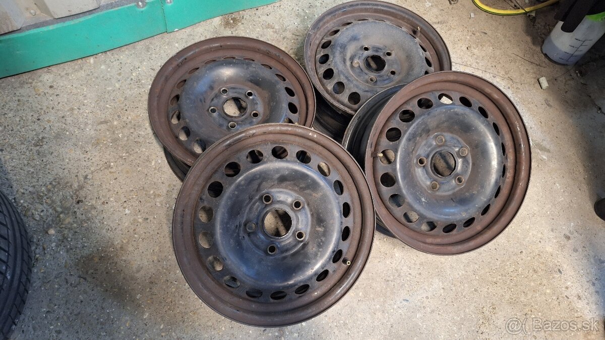 Plechové disky R15 5x112 - 4