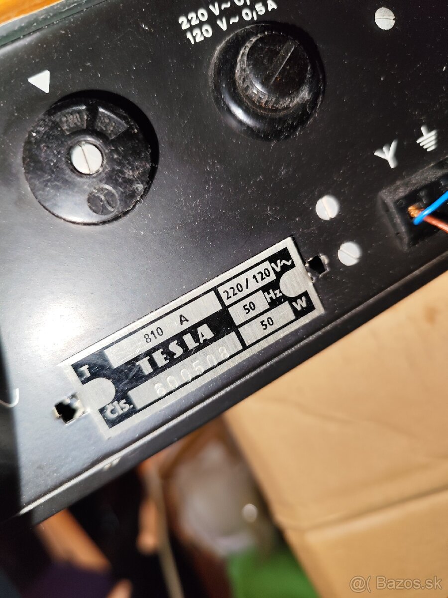 Retro HIFI Tesla + Reproduktory sústava - 4