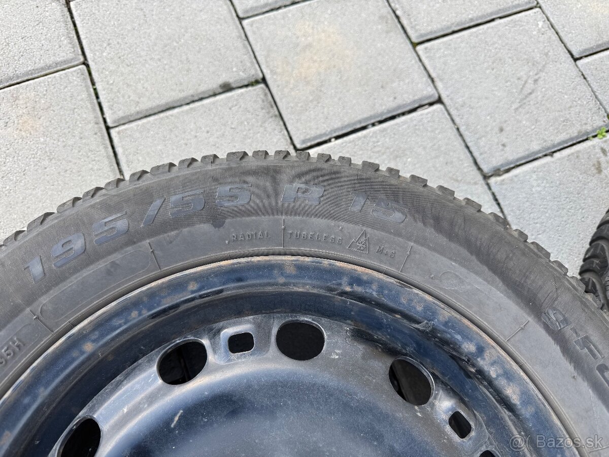 Predam 4 kolesa seat so zimnymi gumami - 4