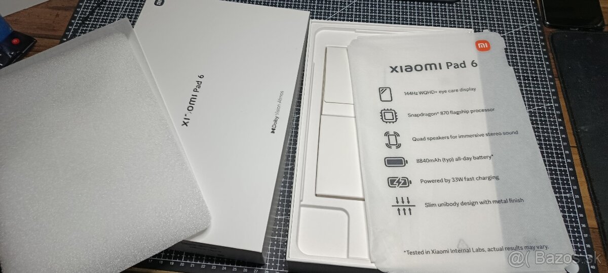 predamXiaomi pad6+puzdro+klavesnica BT - 4