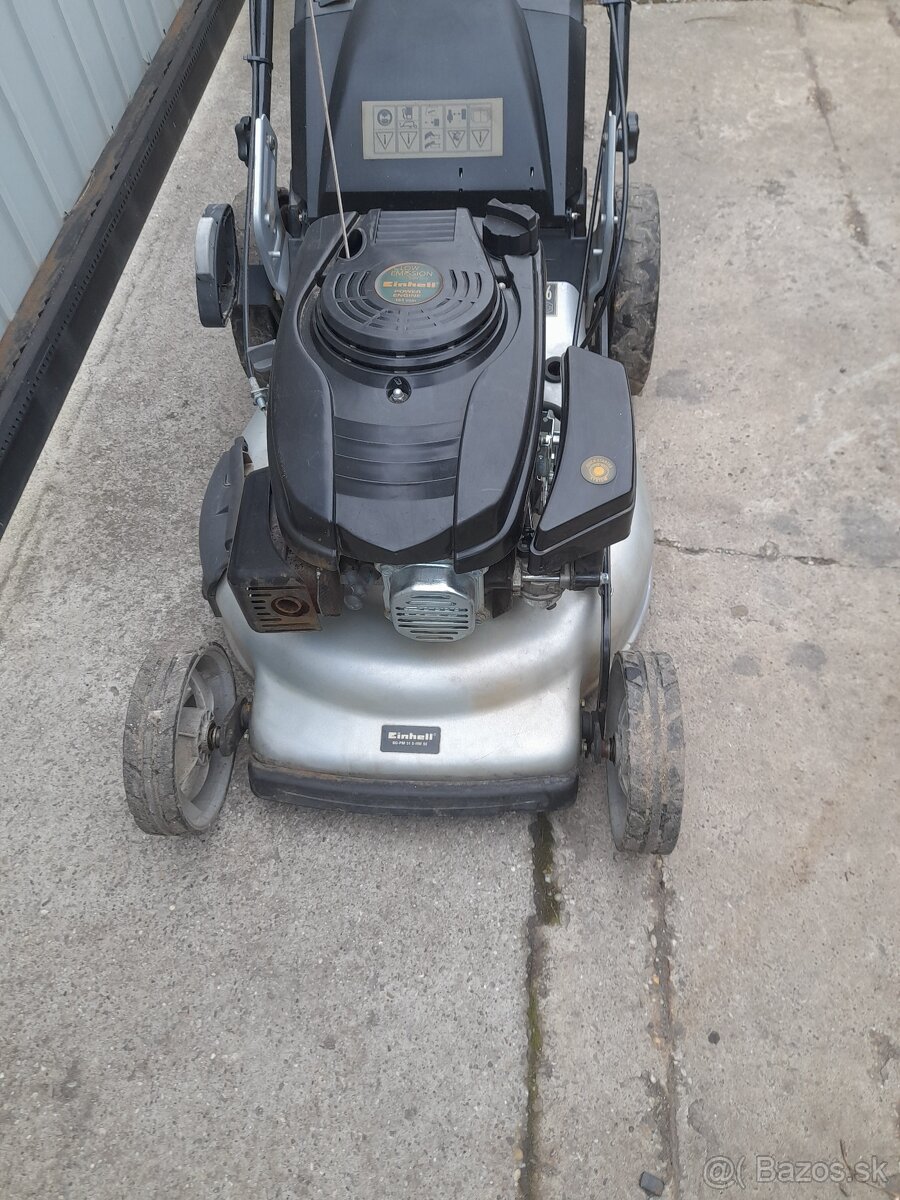 Benzinová kosačka Eihell s pojazdom - 4